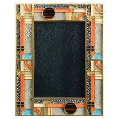 Multi-Color Shagreen Photo Frame by Fabio Ltd