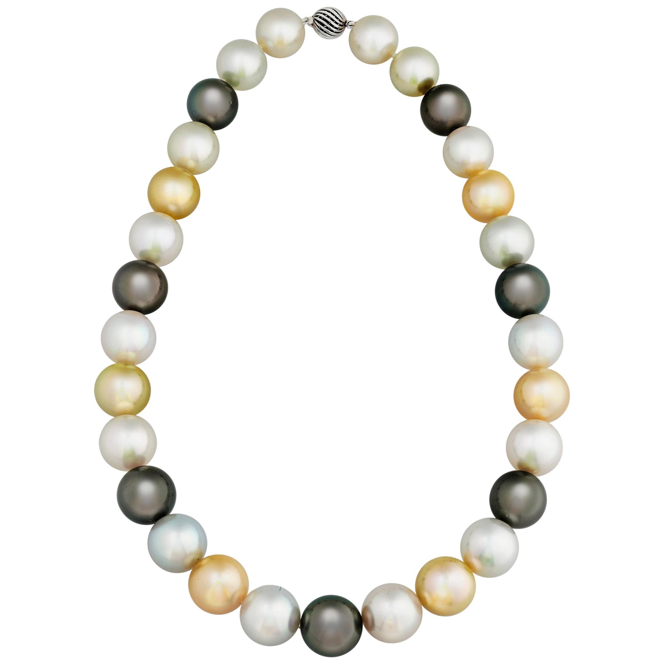 Multi-Color South Sea Pearl Necklace