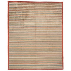 Multi-Color Stripe Area Rug