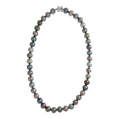 Collana di perle di Tahiti multicolore