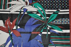 Multi Color "Tropical Florals" Cotton Scarf