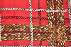 Multi Color "Woven Tweed" Silk Scarf