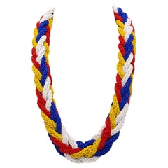 Multi-colored beads necklace