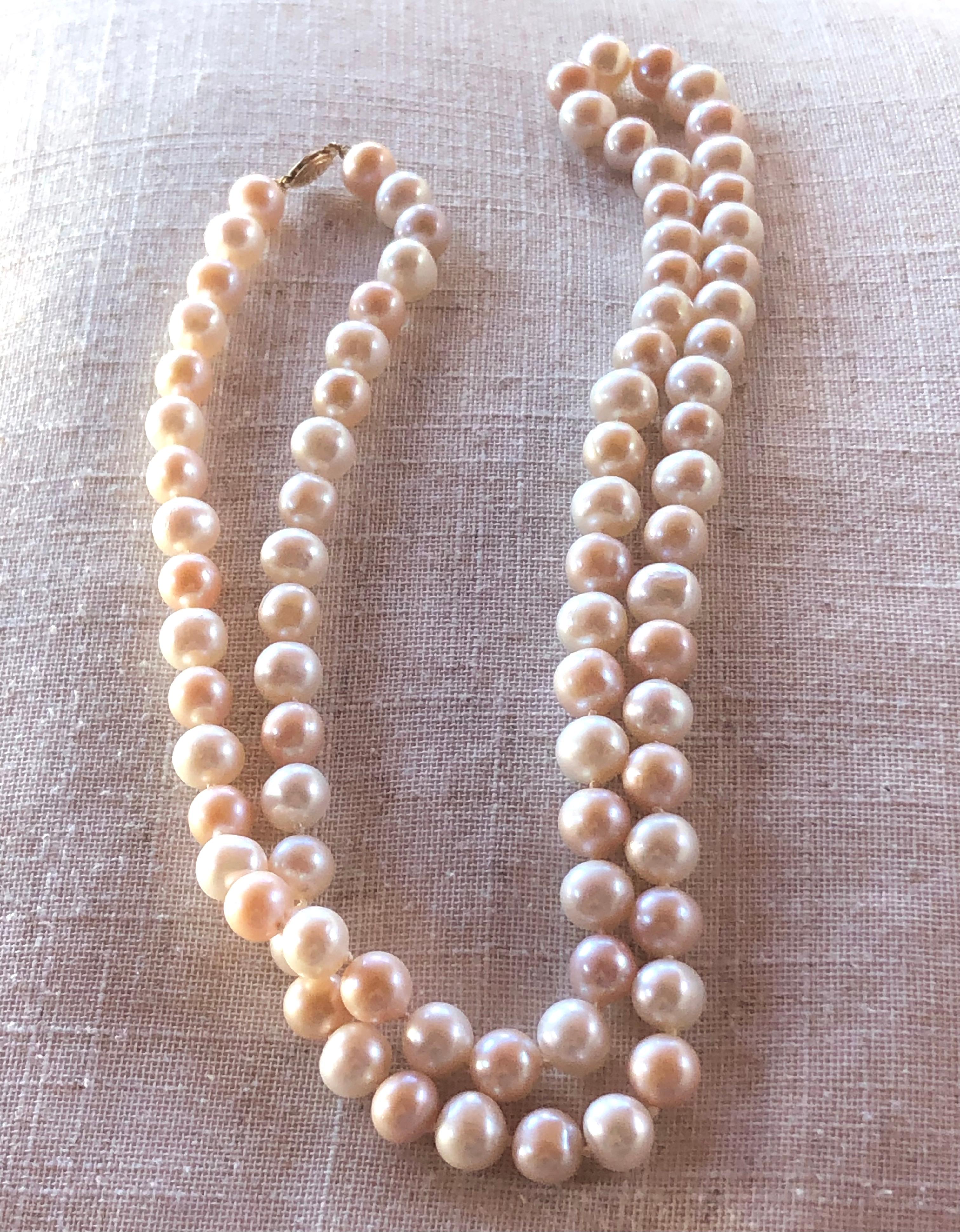 Collana di perle coltivate dei mari del sud da 36 pollici 10,5 mm - 12,5 mm in oro 14 carati in vendita 1