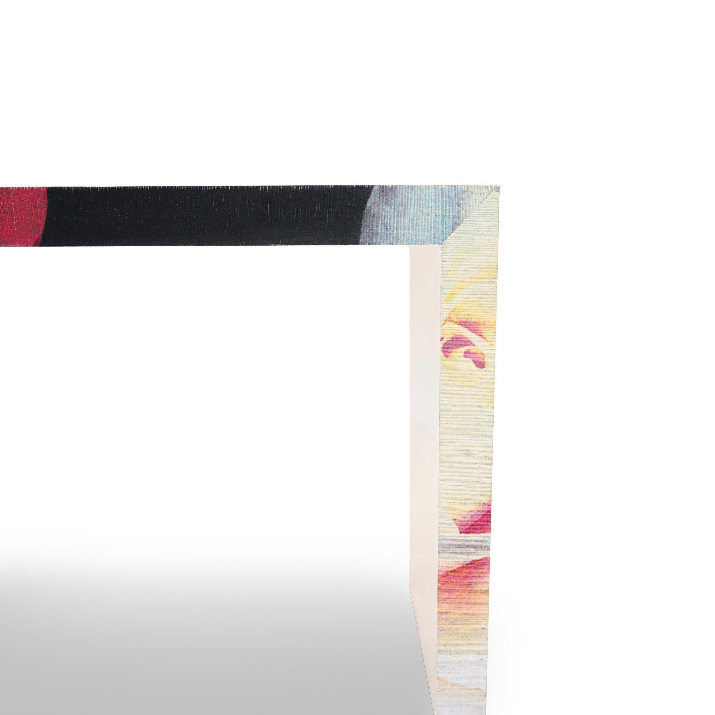 Mesa Consola Cascada Floral Multicolor en venta 8