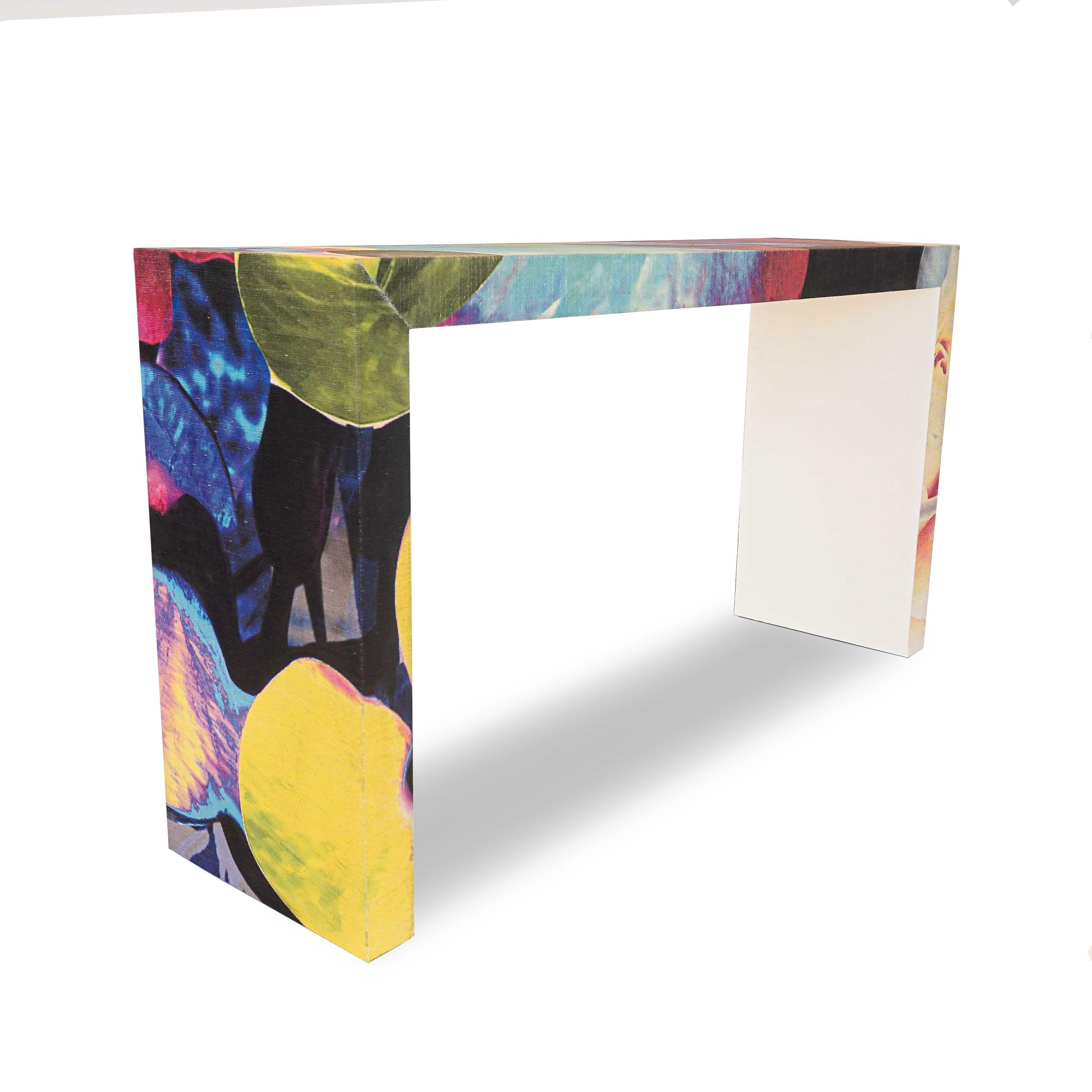 Mesa Consola Cascada Floral Multicolor Siglo XXI y contemporáneo en venta