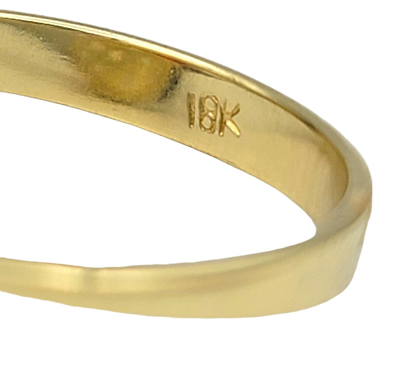 Anello Cocktail con gemme multicolori e fiori di diamante in oro giallo 18 carati in vendita 1