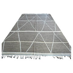 Alfombra de diseño marroquí alta y baja multicolor