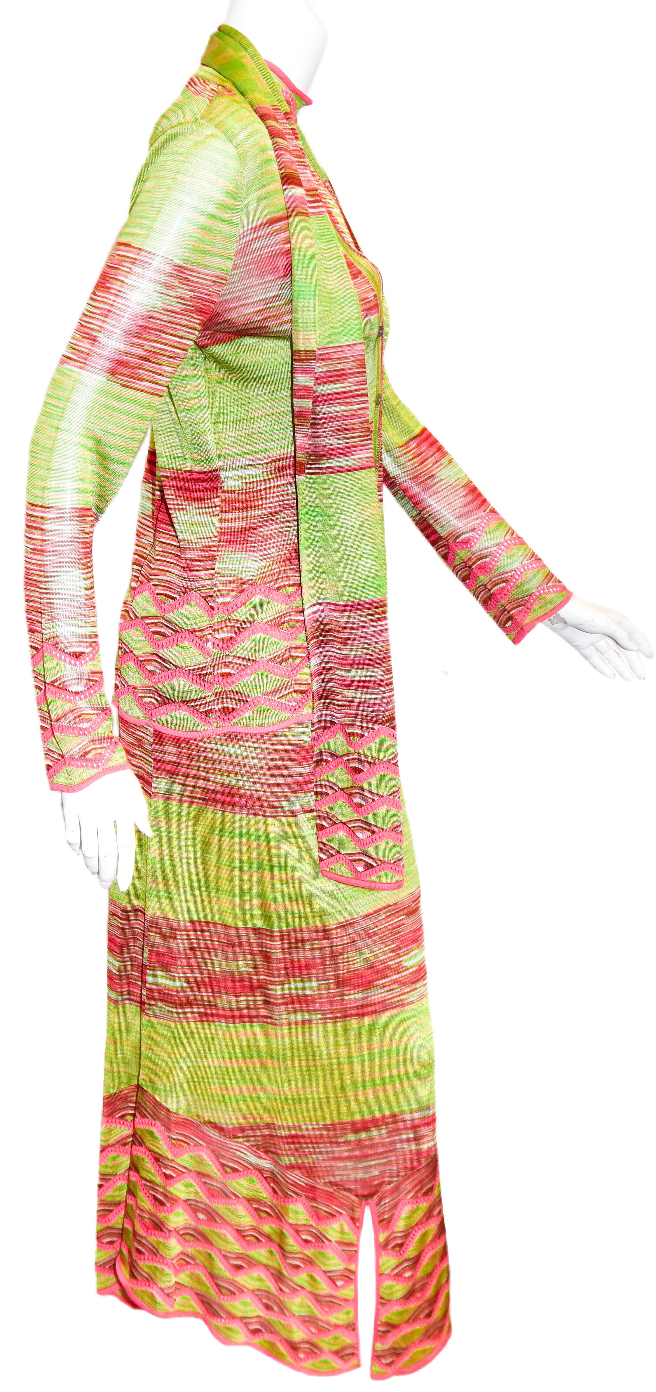 Multi-colored Missoni  4 Piece Ensemble Skirt, Cami, Jacket & Scarf In Excellent Condition For Sale In Palm Beach, FL