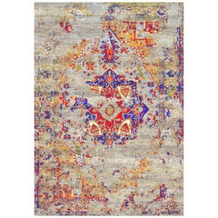 Tappeto Modern Color Grunge persiano in lana e seta di Gordian Rugs