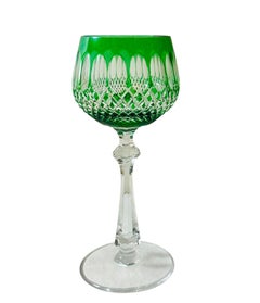 Set de ocho tallos de cristal Mosher multicolor