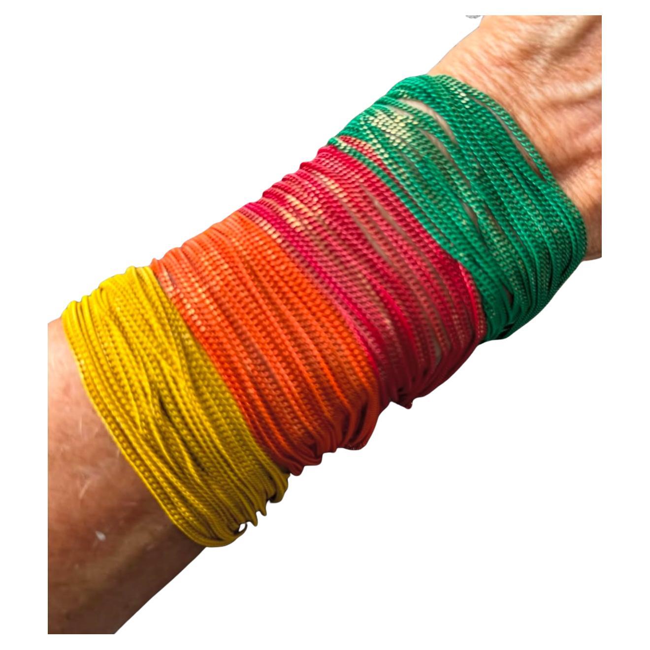 Pulseras chapadas multicolor cierre 14kt en venta