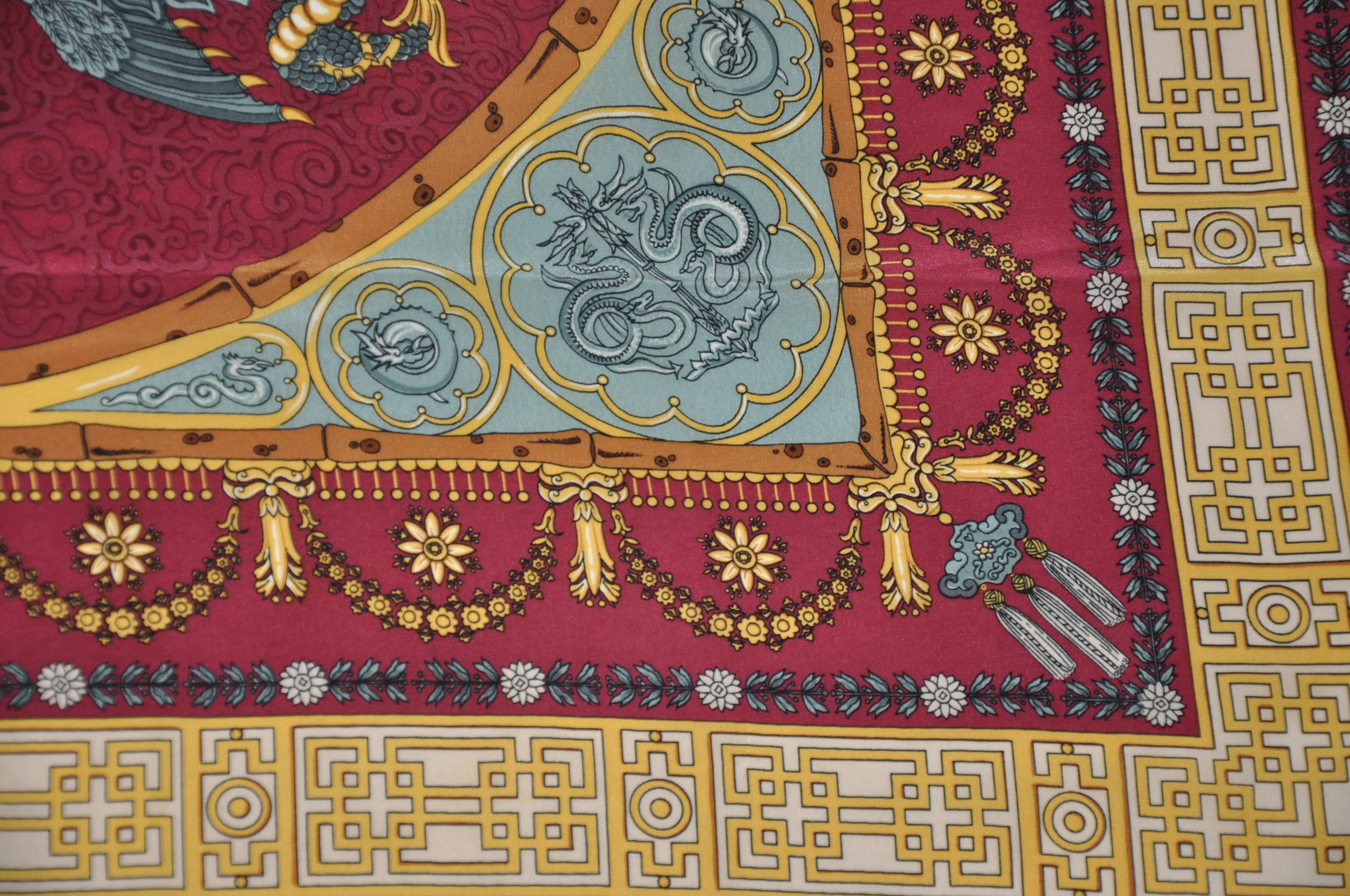 Multicolored Silk Crepe di Chine 