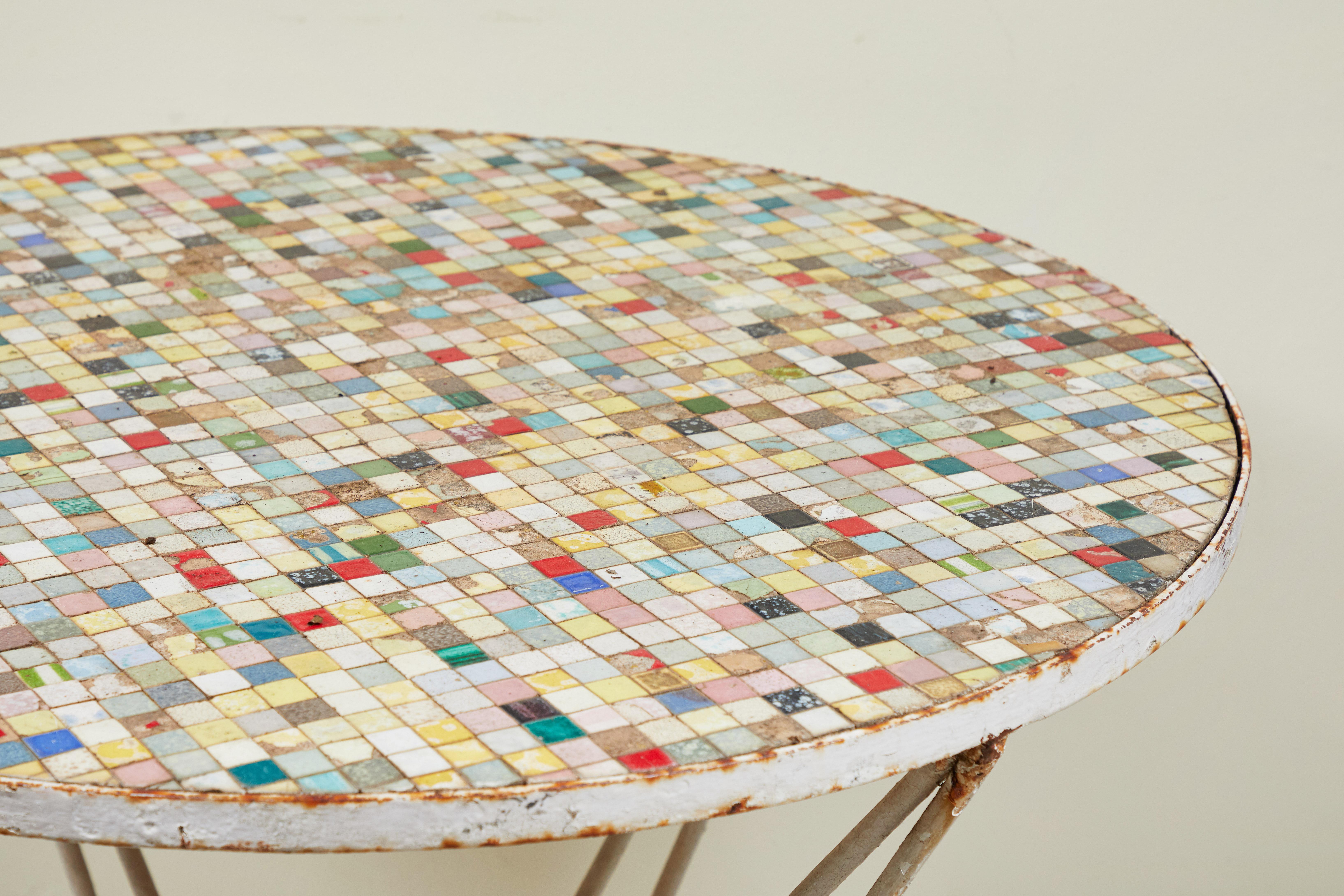 Multicolored Tile Table 1
