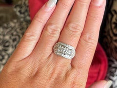 Multi Diamond Band Ring in 14k White Gold