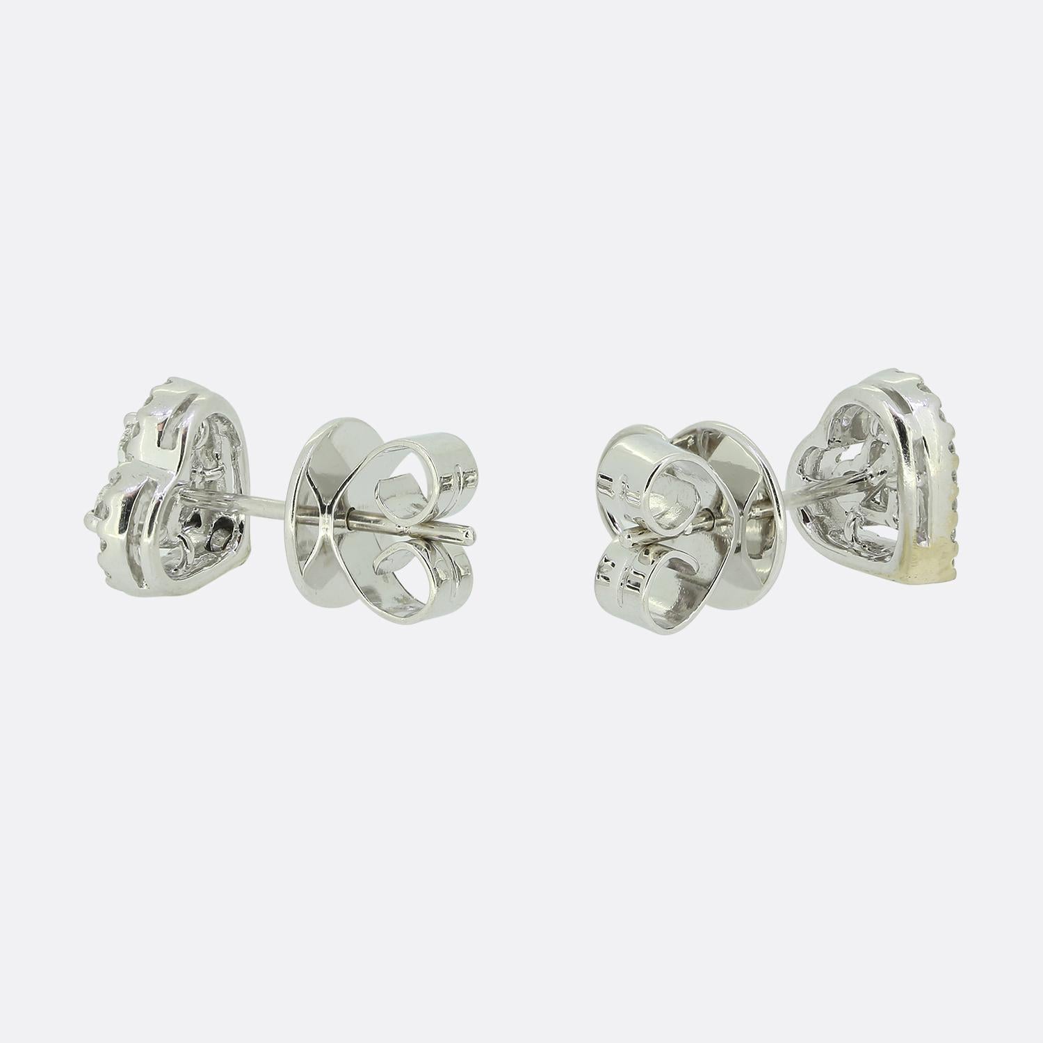 Pendientes Corazón Multi Diamante en Bueno estado para la venta en London, GB