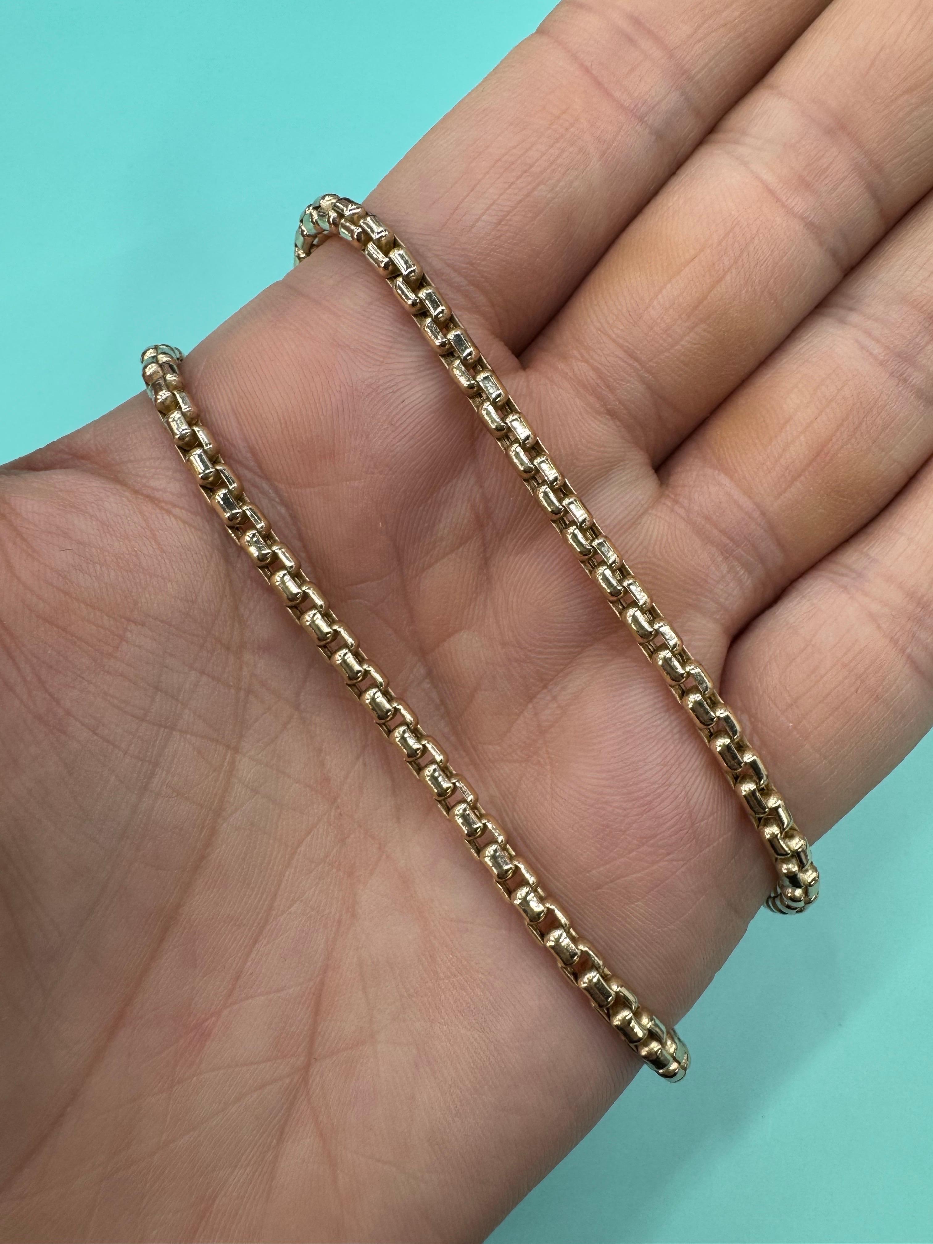 Collier à maillons en or jaune 14 carats avec pendentifs à diamants multiples 1.23 carats Ajustable Pour femmes en vente