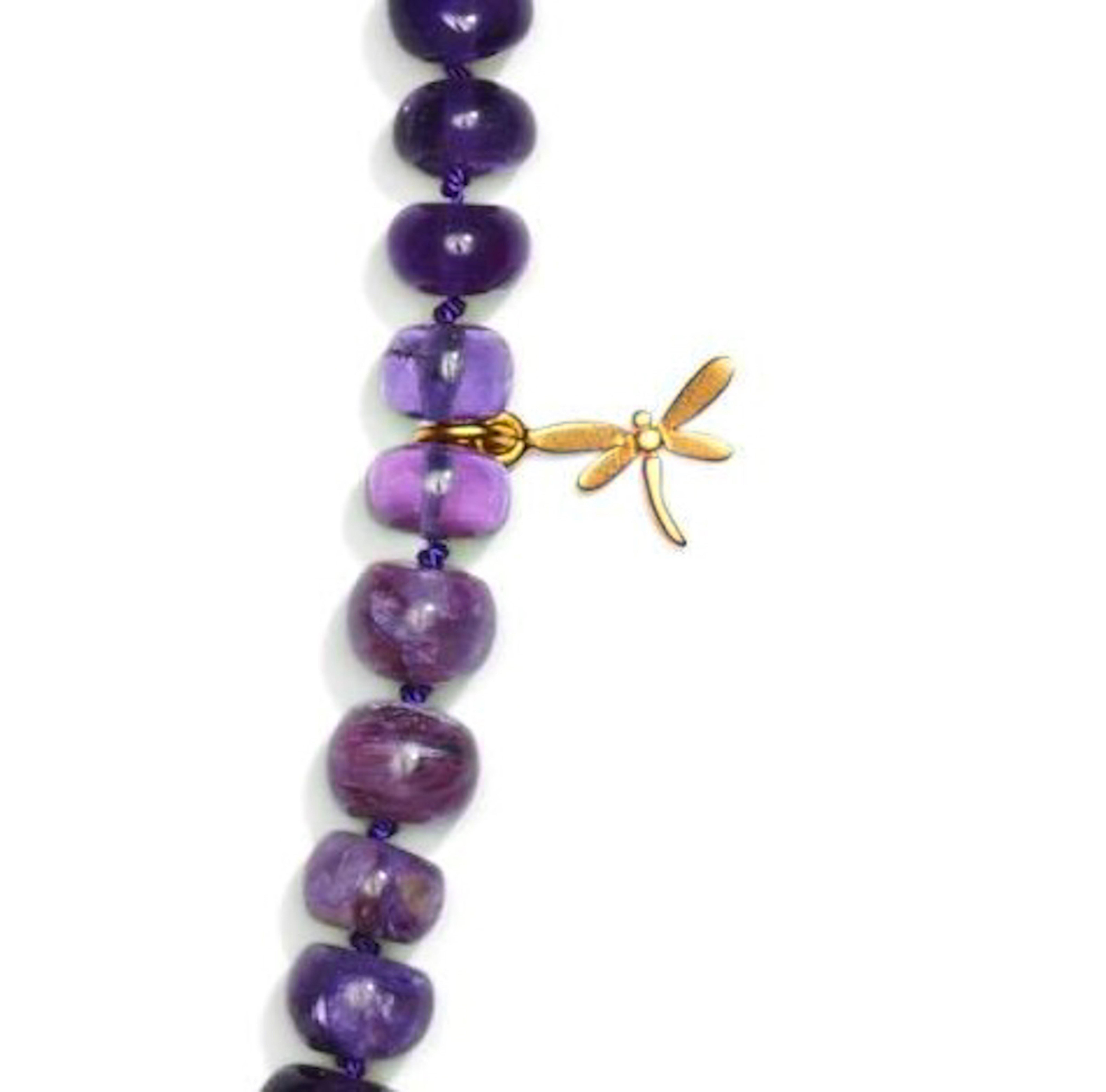Multi gemstone necklace that shimmers with a spectrum of rare precious stones, charms and diamonds, such as;

• Ethiopian opal
• Sapphire
• Lapis 
• Tanzanite
• African Amethyst
• Amethyst
• Aquamarine
• Peridot
• Labradorite
• Agate
• Chalcedony
•