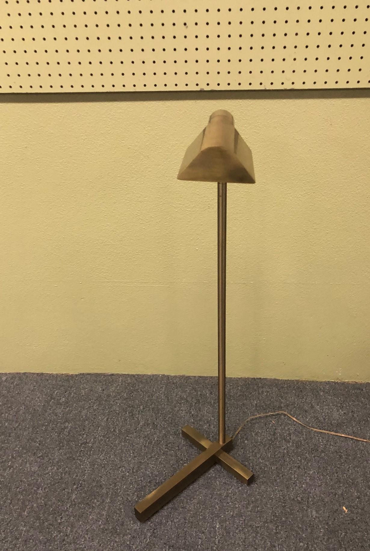 Mid-Century Modern Multi-Directional Brass Floor Lamp by Casella Lighting