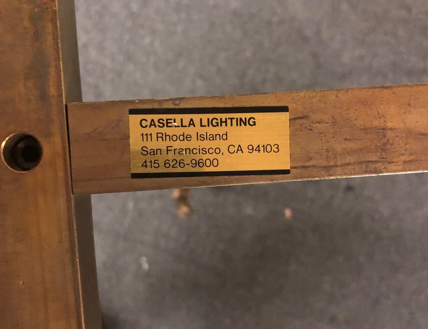 20th Century Multi-Directional Brass Floor Lamp by Casella Lighting