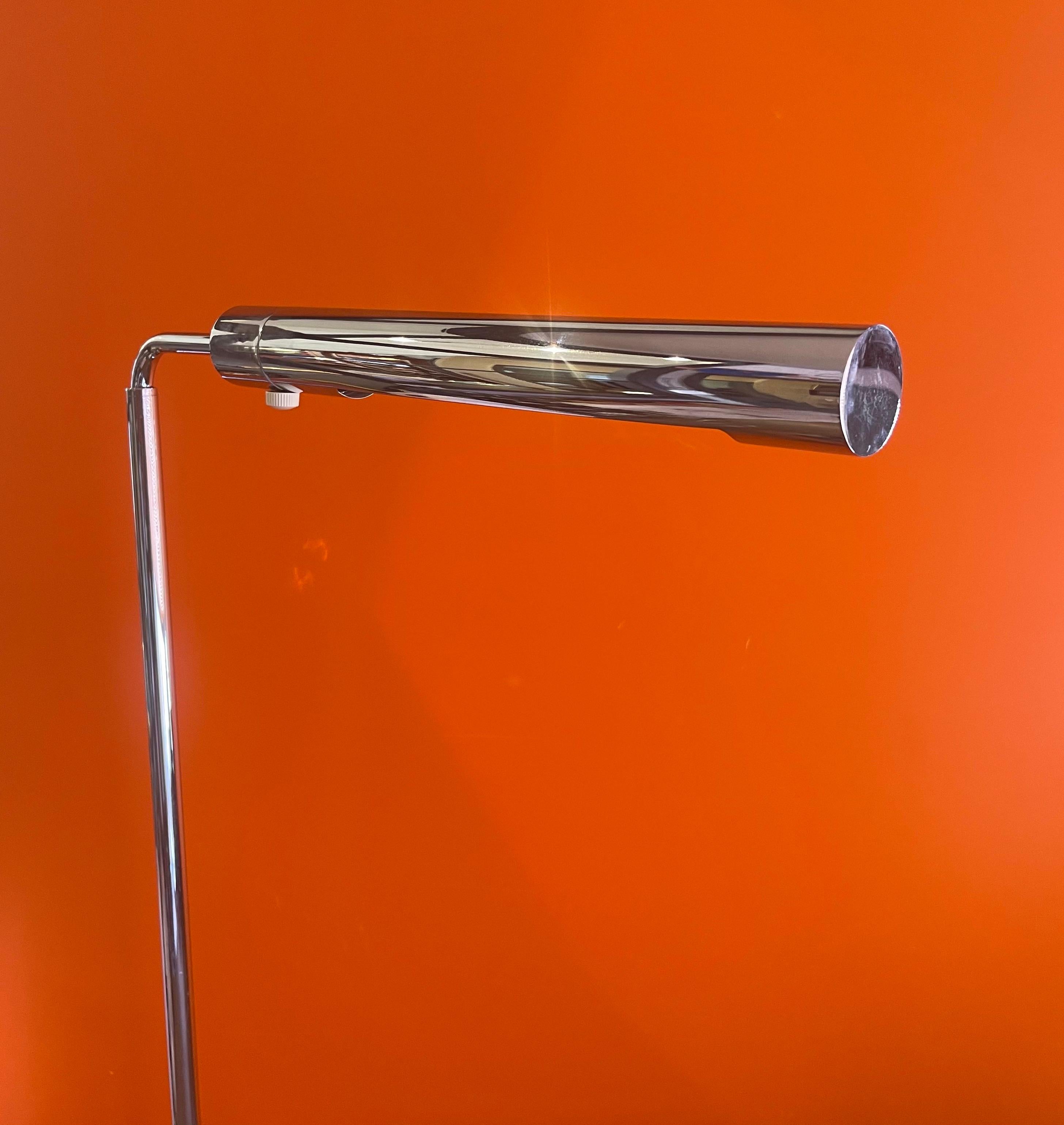 20th Century Multi-Directional Chrome Floor Lamp with 