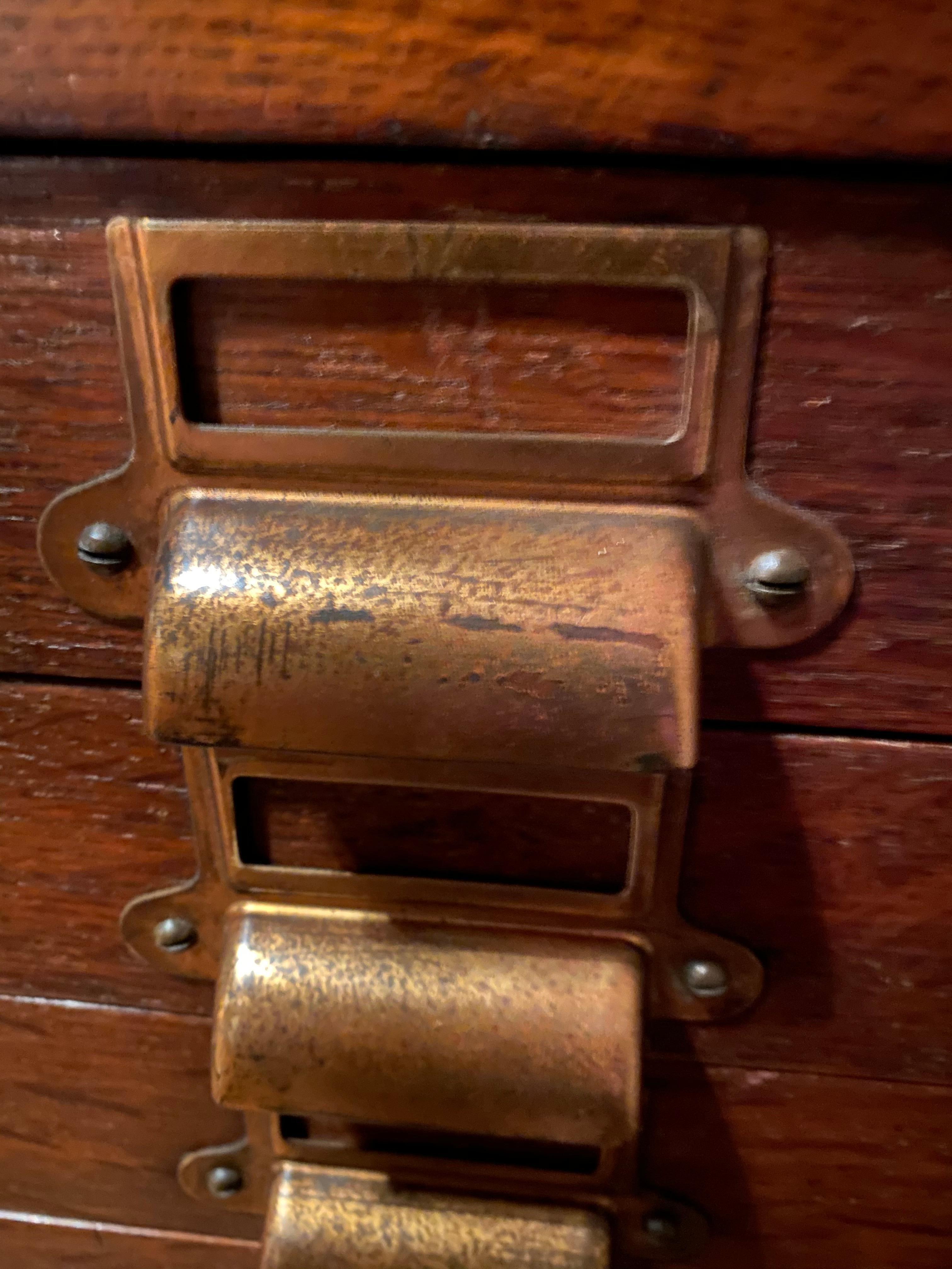 20th Century Multi-Drawer Oak Cabinet