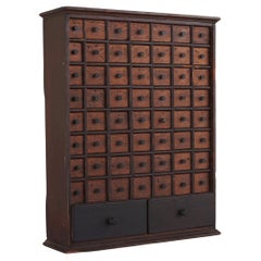 Multi-Drawer Table Top Cabinet, C 1900