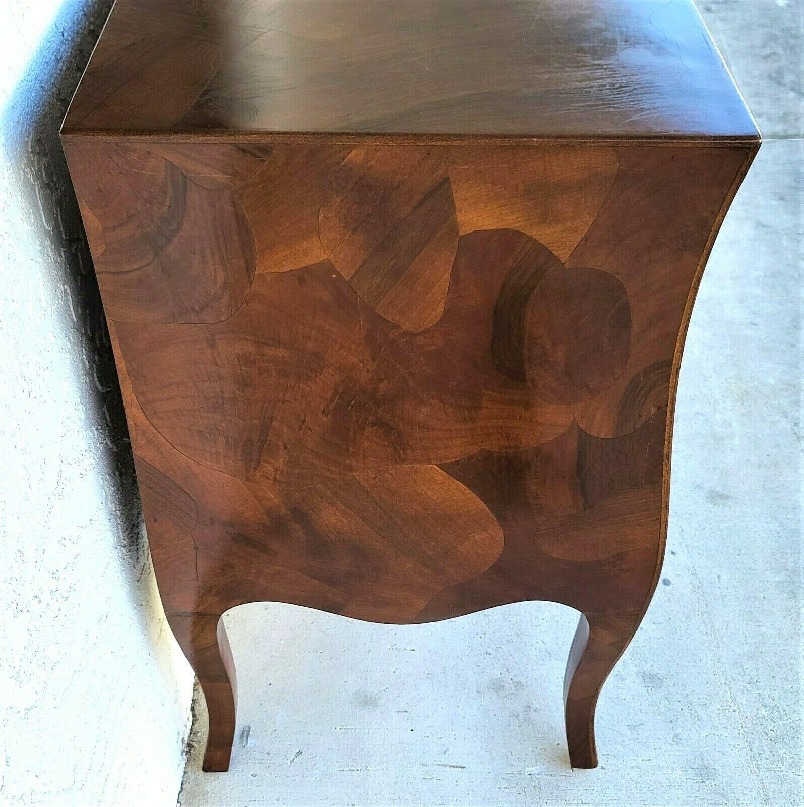 Late 20th Century Multi Exotic Wood Credenza Buffet Dresser For Sale