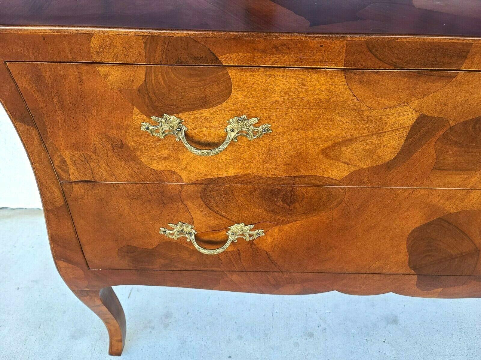 Multi Exotic Wood Credenza Buffet Dresser For Sale 2