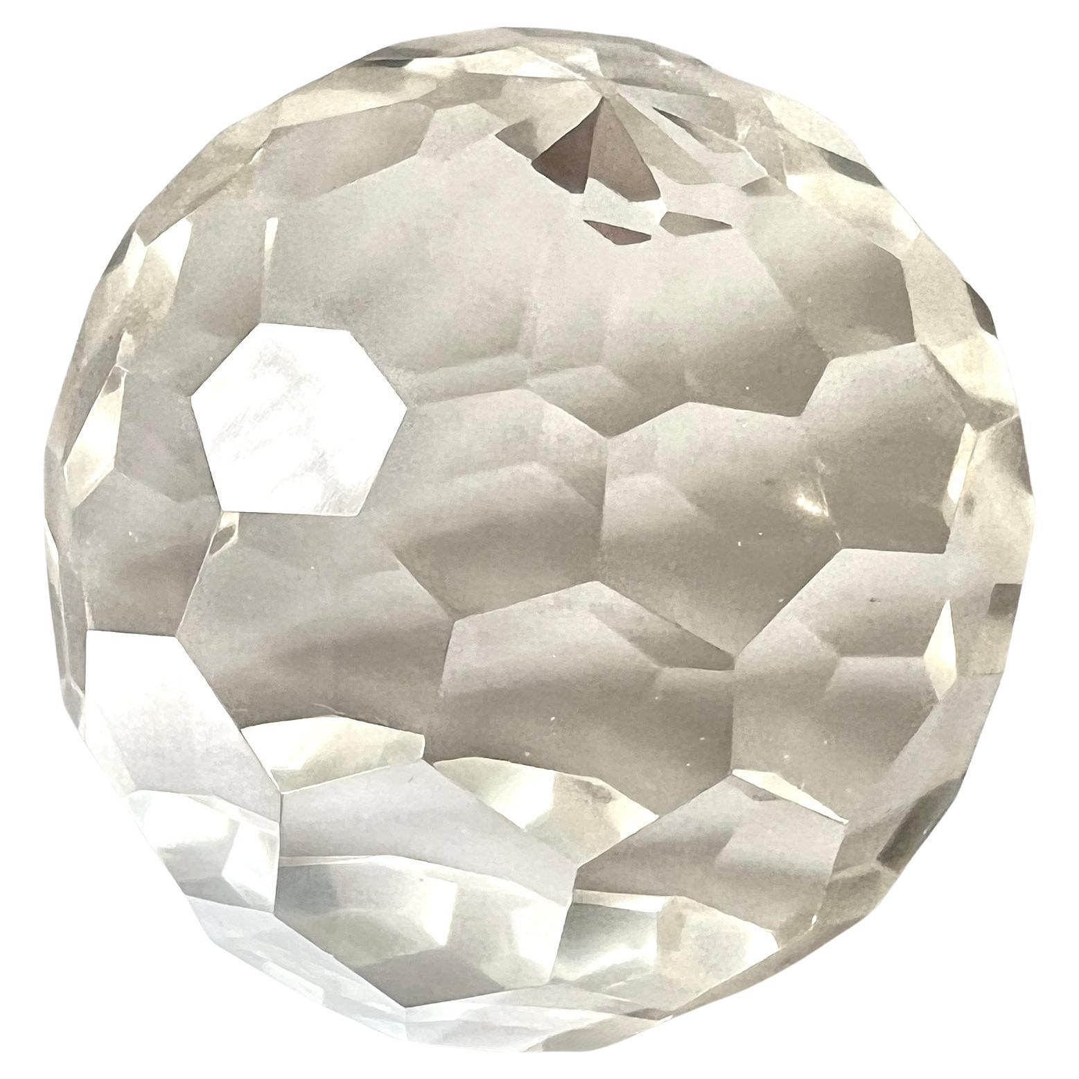 Multi Faceted Brilliant Crystal Paperweight