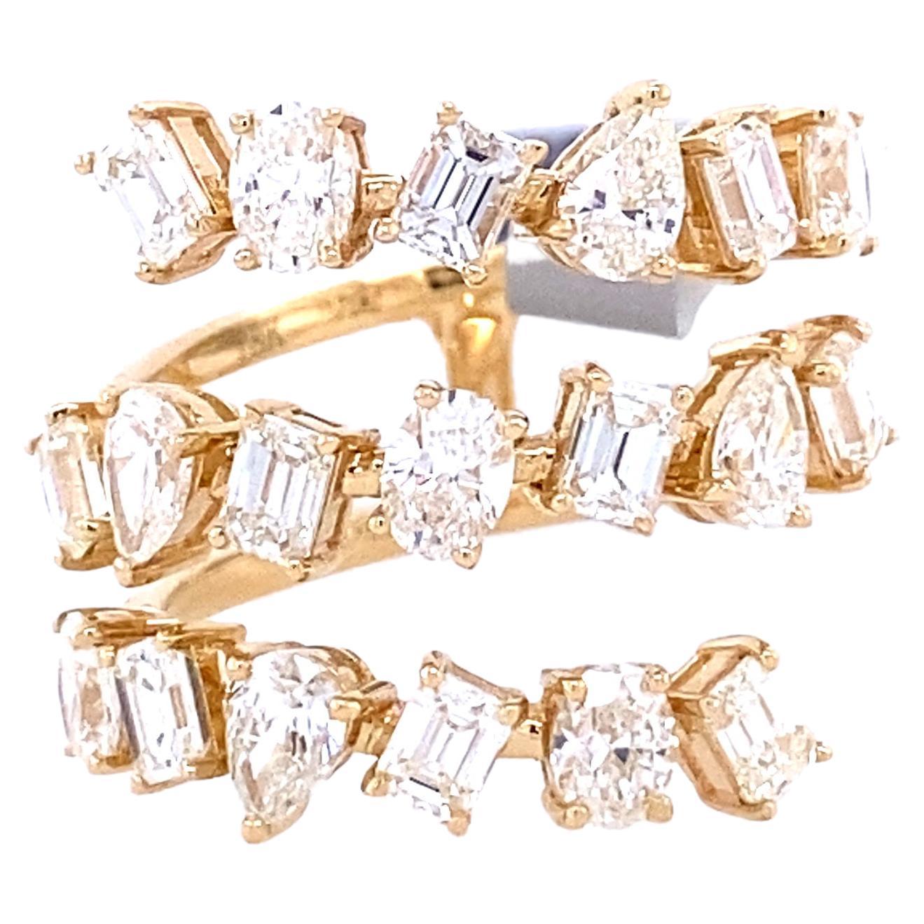 Multi Shape Diamond Bracelet For Sale at 1stDibs