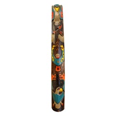 TOTEM multi-figura di 7 piedi Nuu-chah-nulth