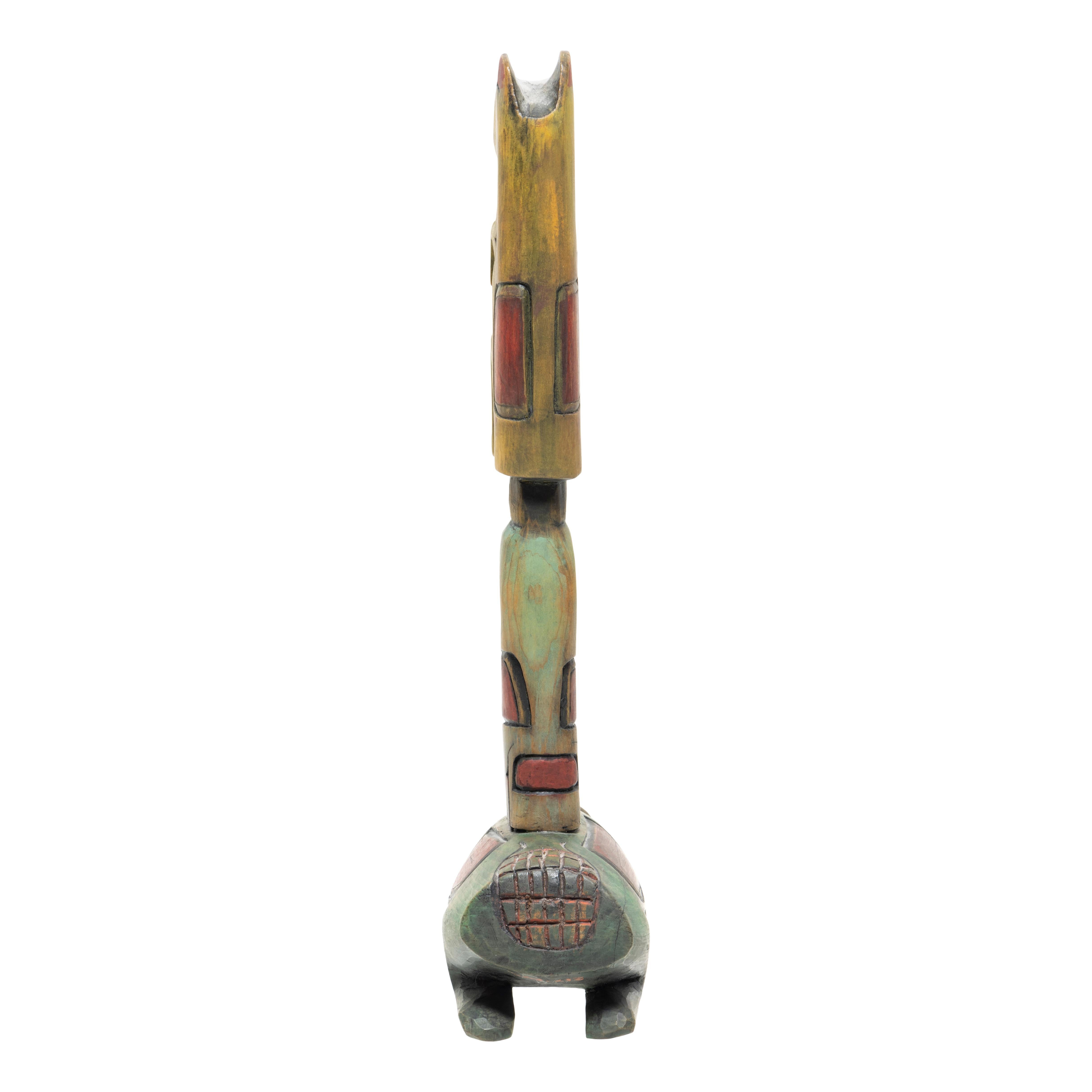 Mehrfiguriges Tlingit-Totem (amerikanisch) im Angebot