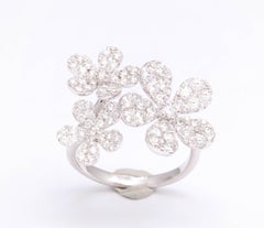 Multi Flower Diamond Ring