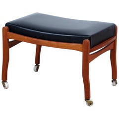 Multi Function Stool with Table in Teak, Danish Design, 1960s