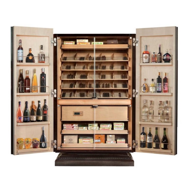 Multi-Functional Cigar Humidor Cabinet, by Massimo de Munari, Handmade ...