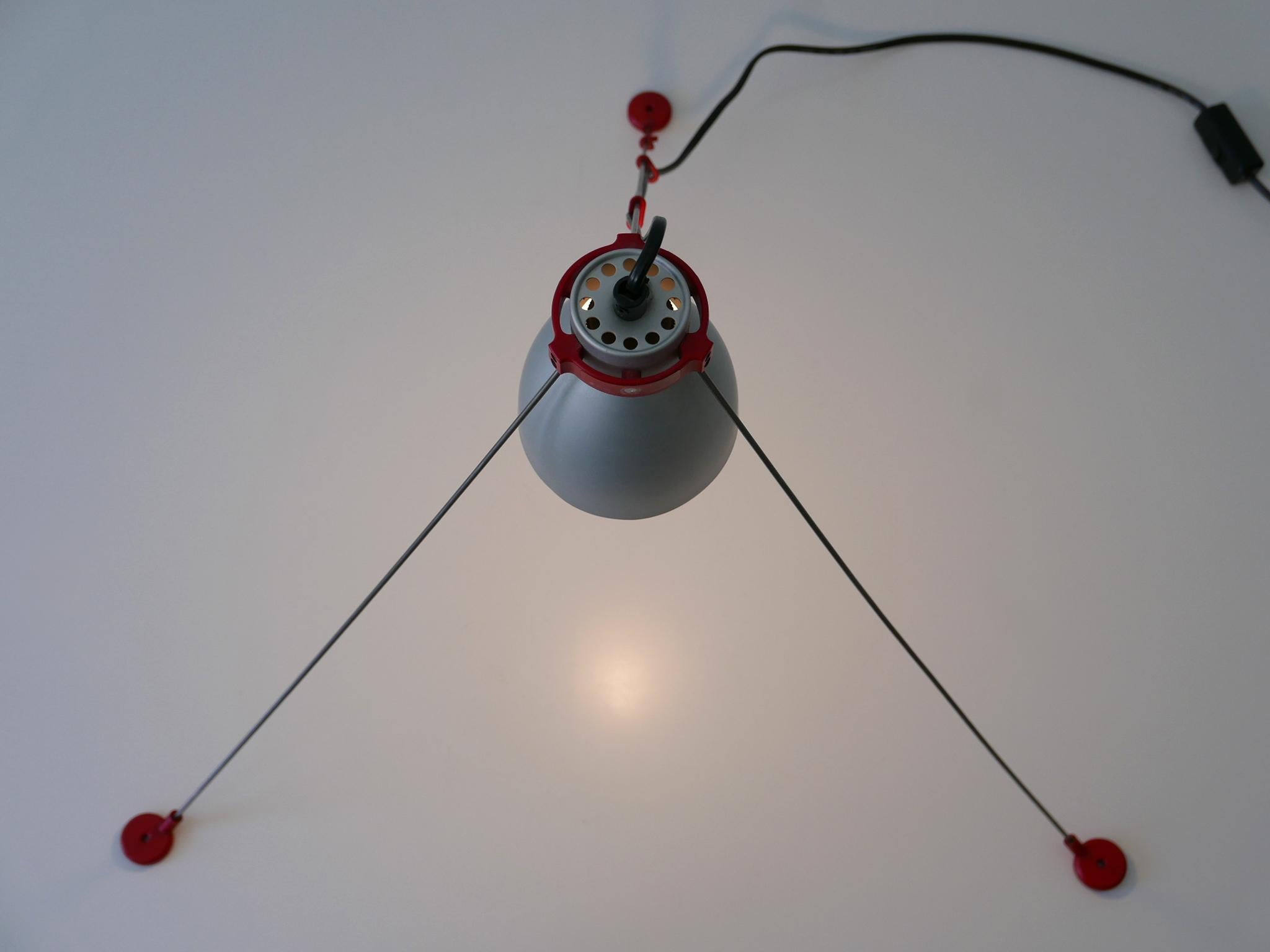 Multi-Functional Table Floor Ceiling & Wall Lamp 'Grifo' by G.H.Tew for Artemide For Sale 6