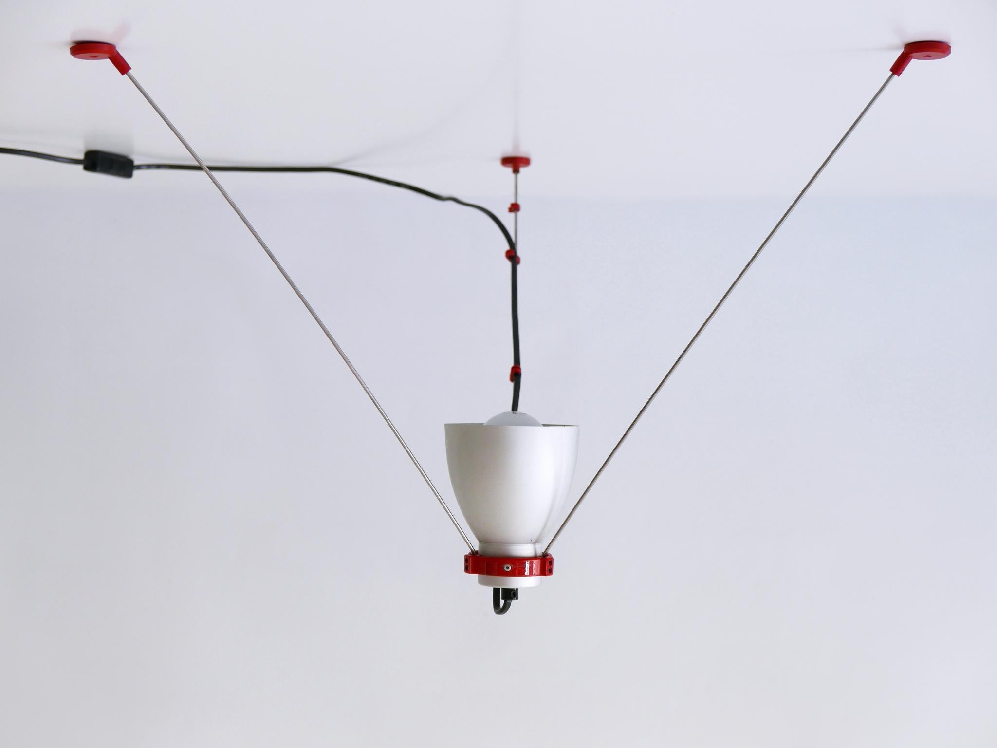 Italian Multi-Functional Table Floor Ceiling & Wall Lamp 'Grifo' by G.H.Tew for Artemide For Sale