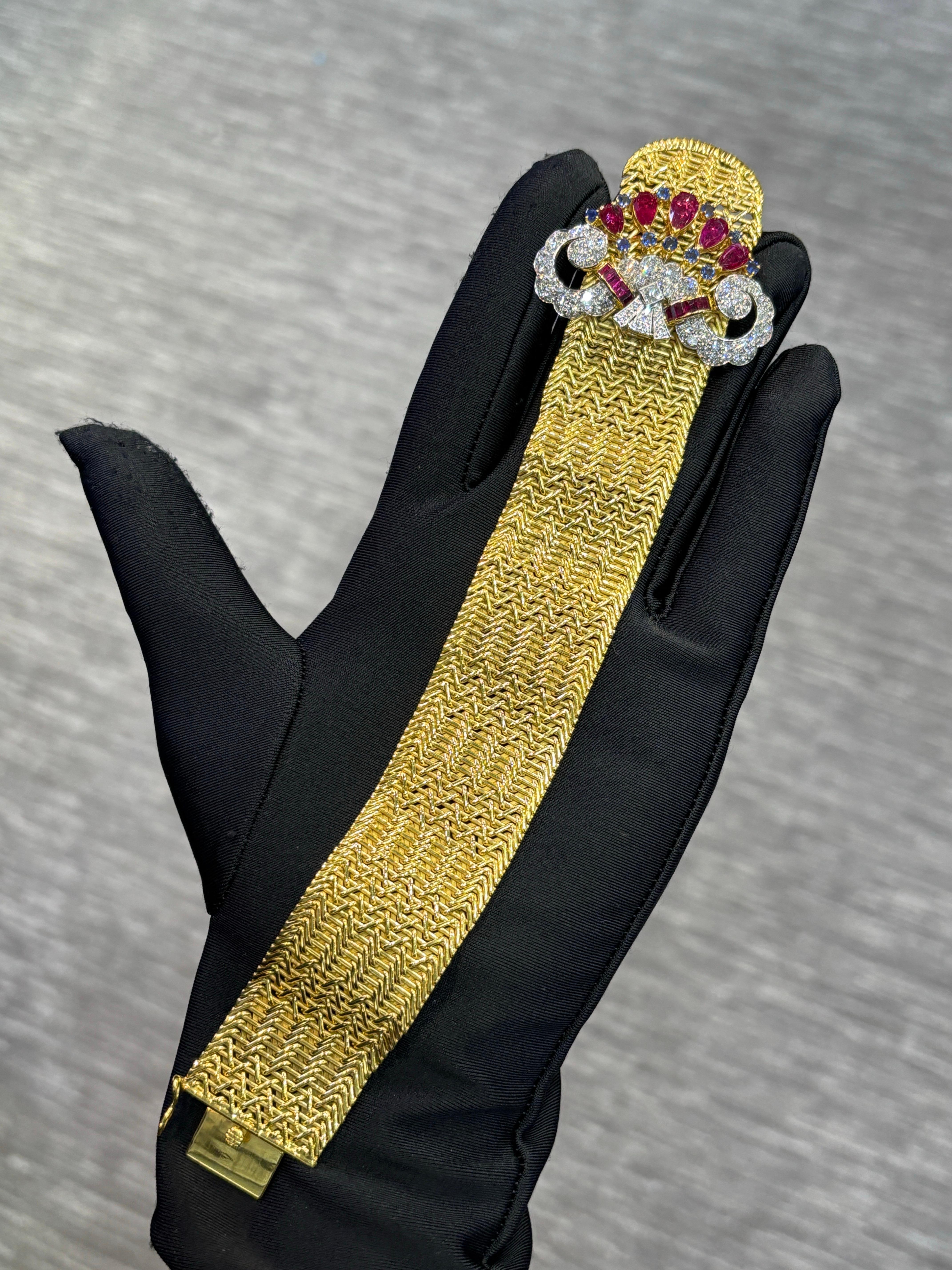 Pulsera Hebilla Multi Gema Corte mixto en venta