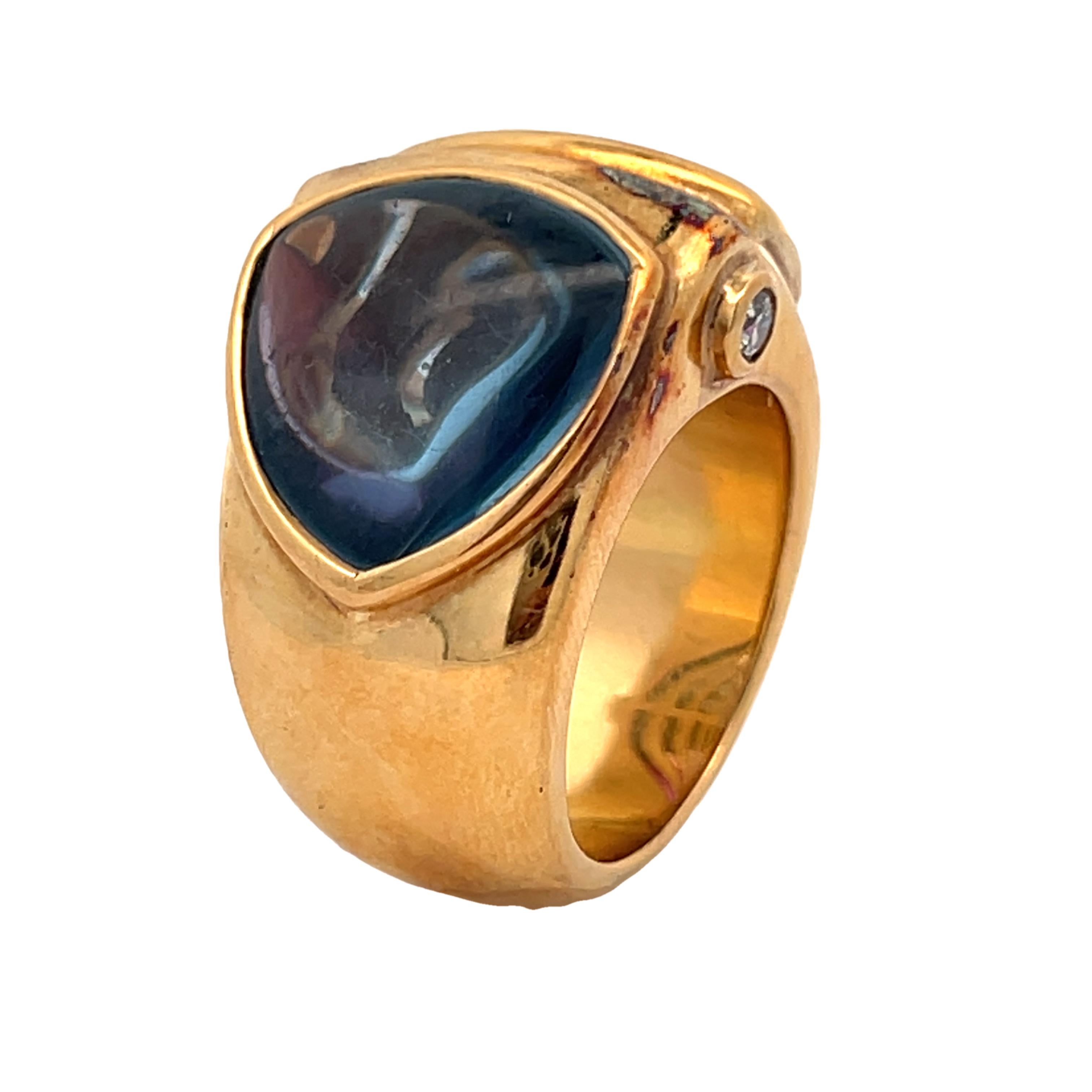 Ring mit mehreren Edelsteinen im Angebot 1