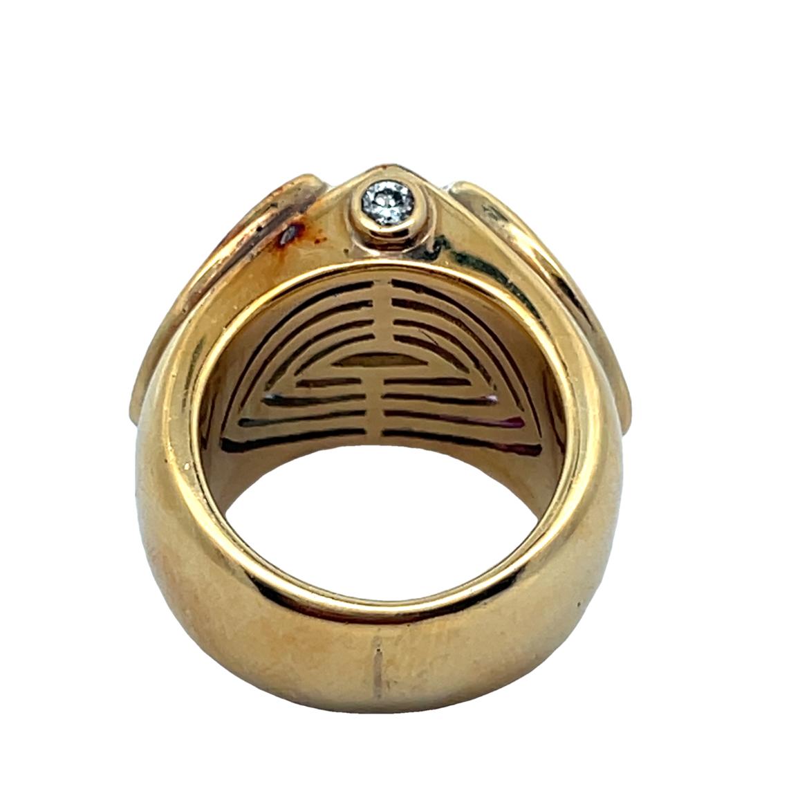 Ring mit mehreren Edelsteinen im Angebot 2