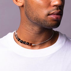 Priyashi Nahata - Collana Twilight con perline multi gemma in argento 18 carati - Oro