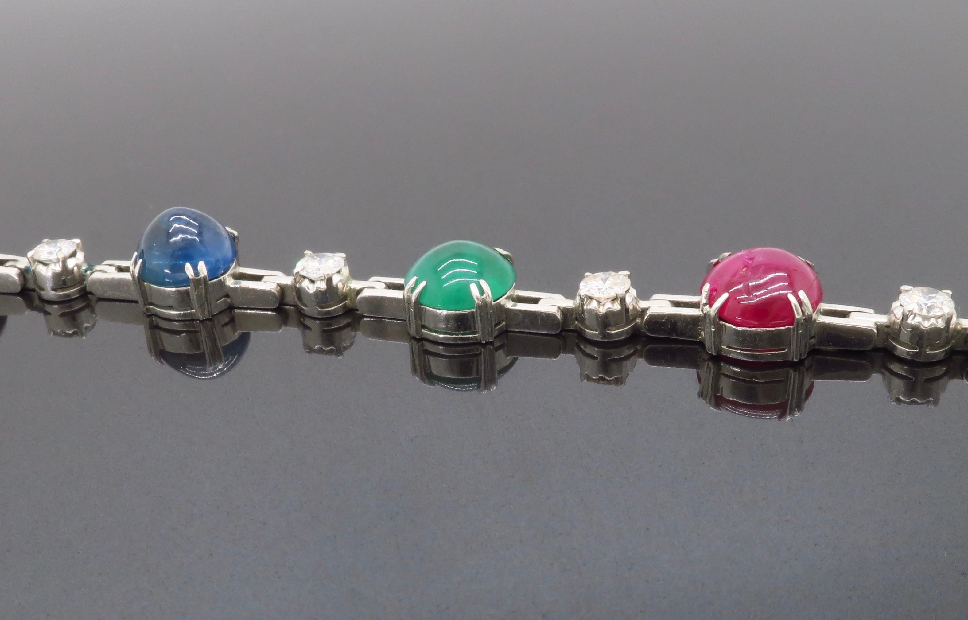 Pulsera Estación Multipiedras y Diamantes en venta 3