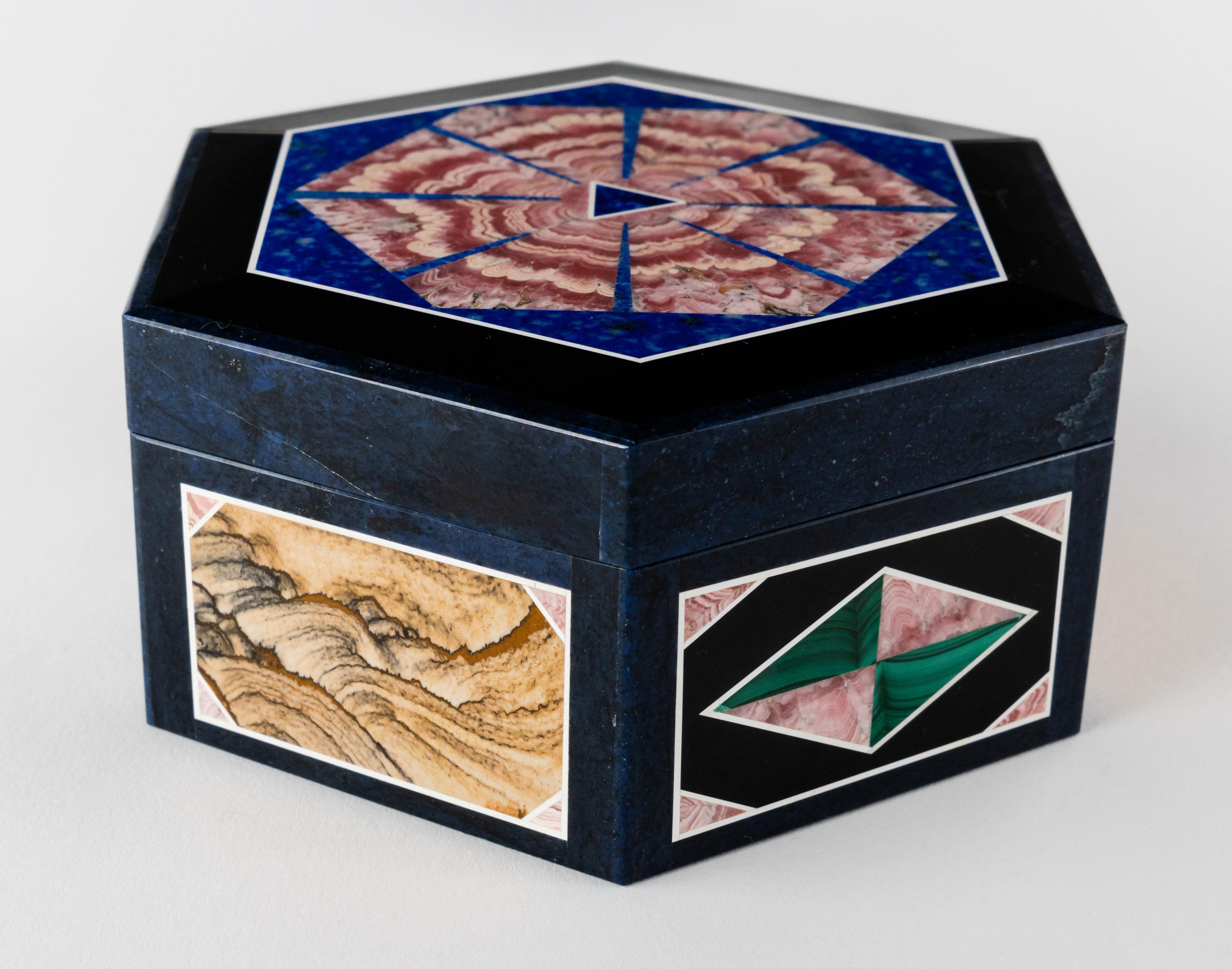 intarsia stone jewelry