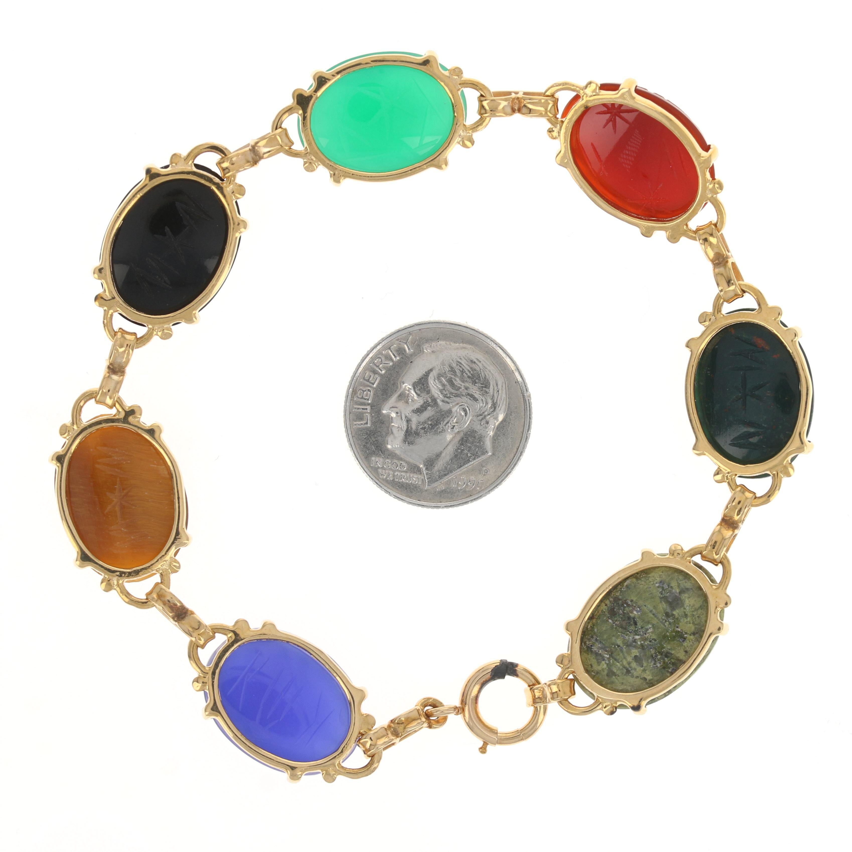 scarab gemstone bracelet