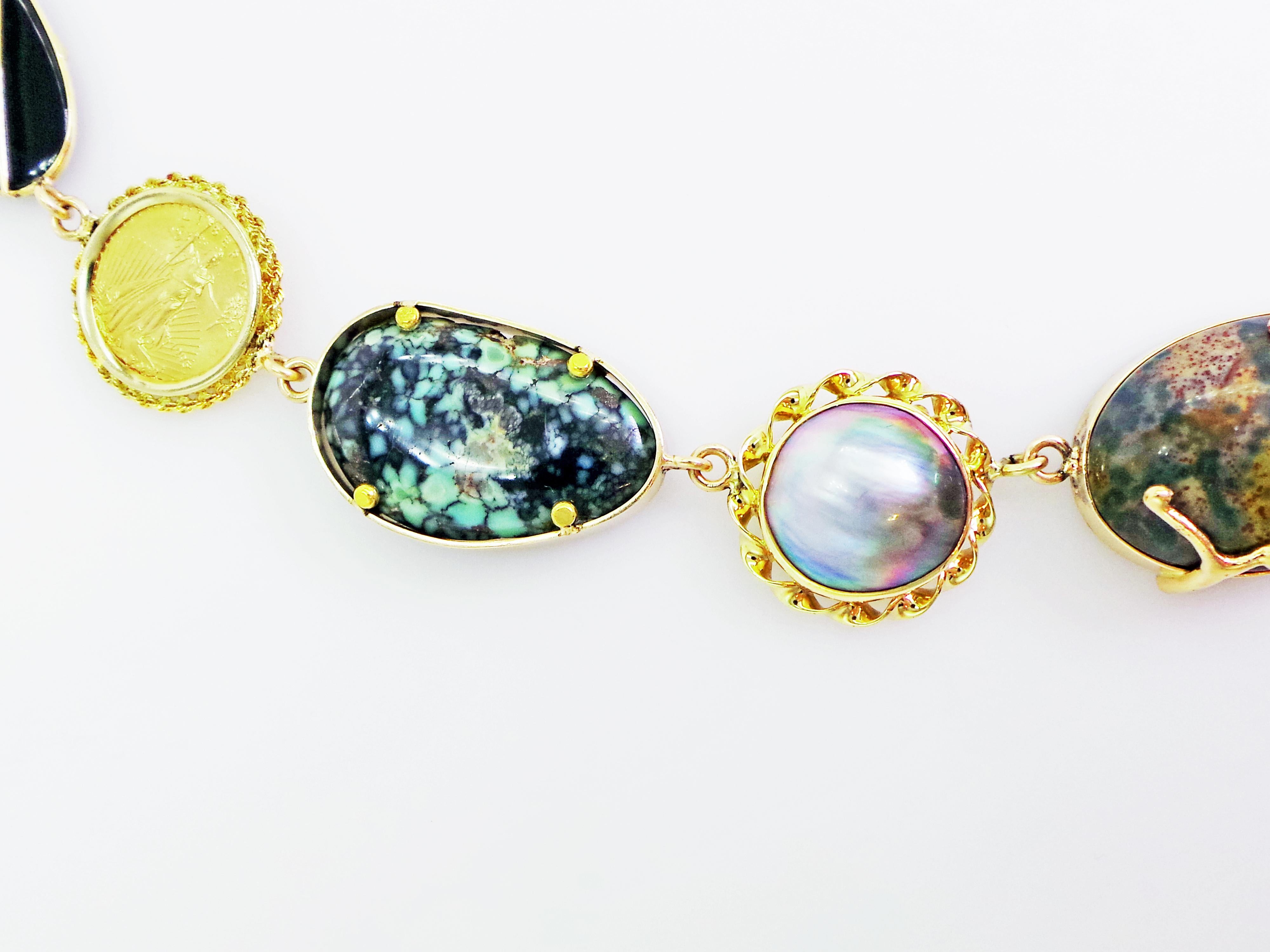 ancient gem necklace