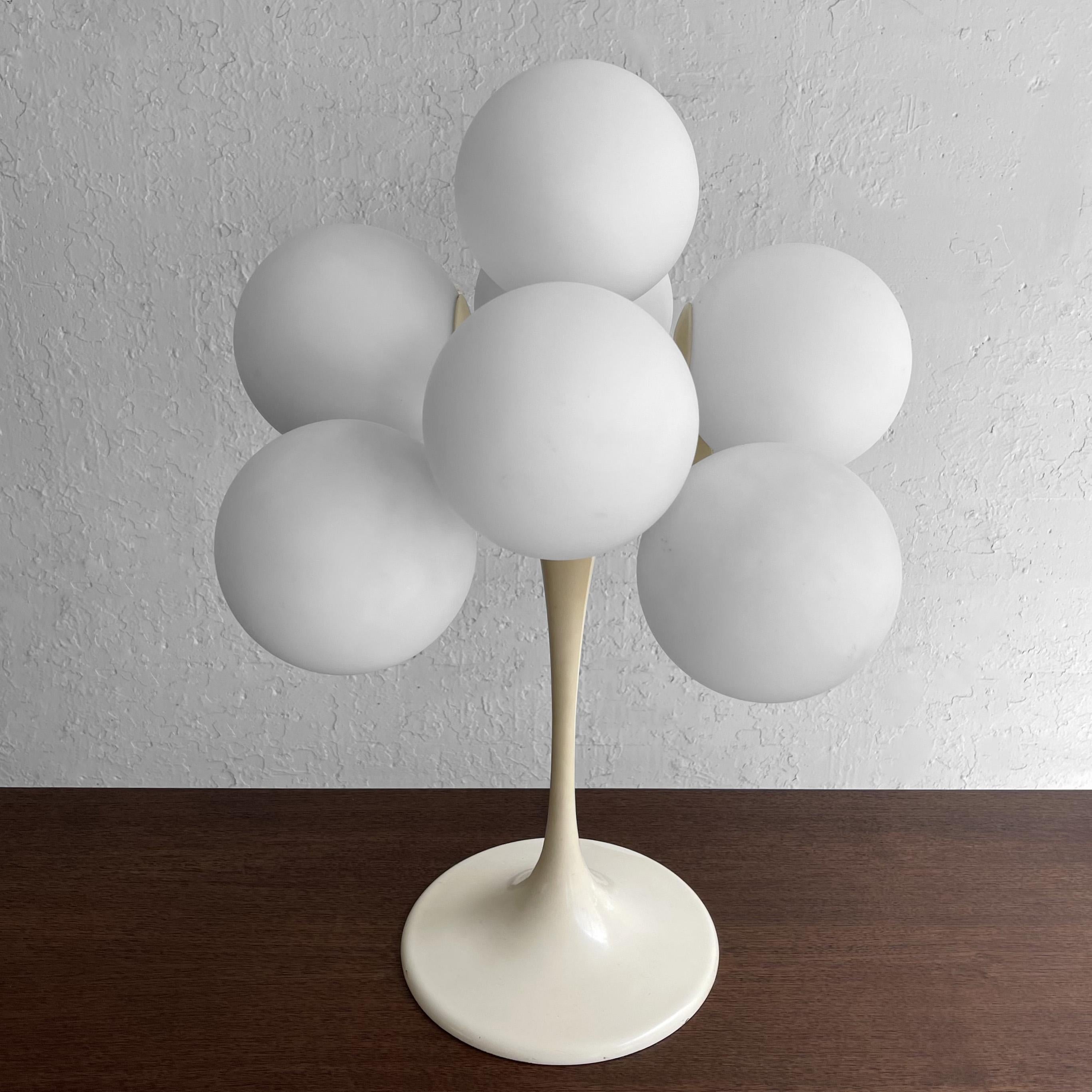 Multi Globe Table Lamp By E.R. Nele For Temde Leuchten, Switzerland In Good Condition In Brooklyn, NY