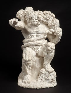 Multi-headed giant plaster sculpture by Axel Waldemaar Johannessen