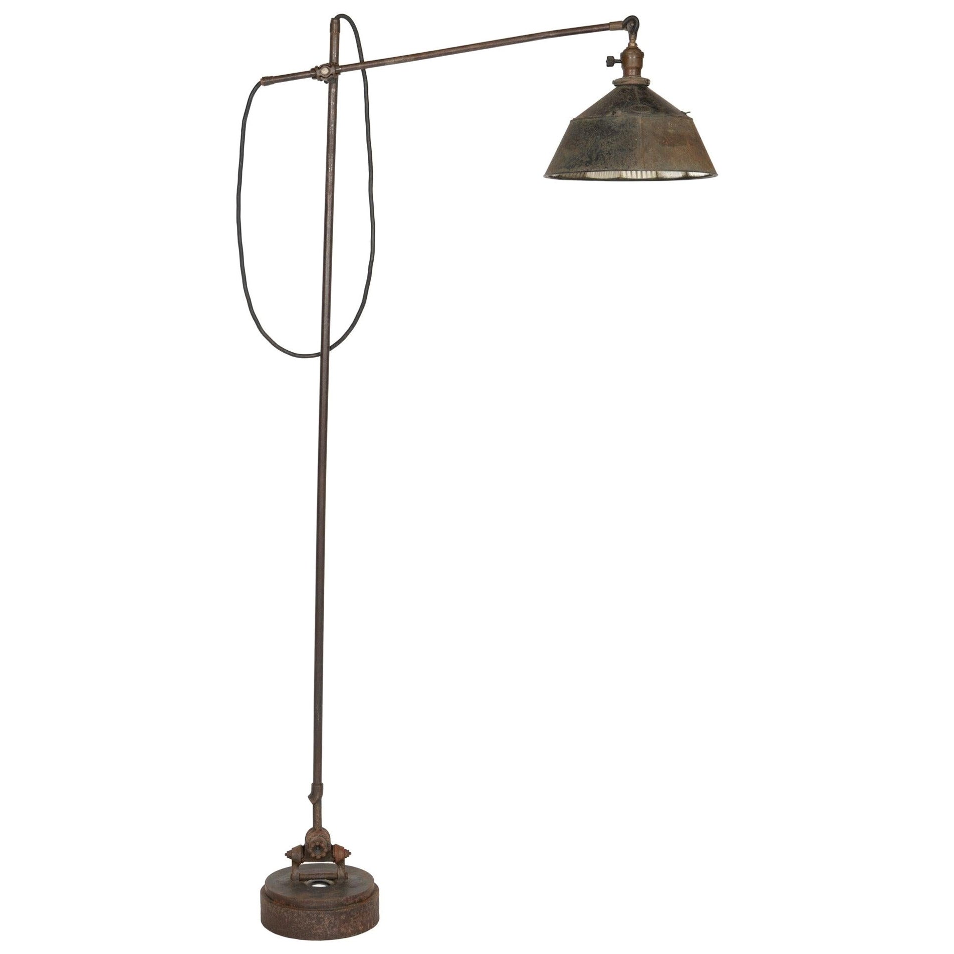 Lampadaire articulé multijoint par O.C. White pour O.C. White Co., 1890-1910