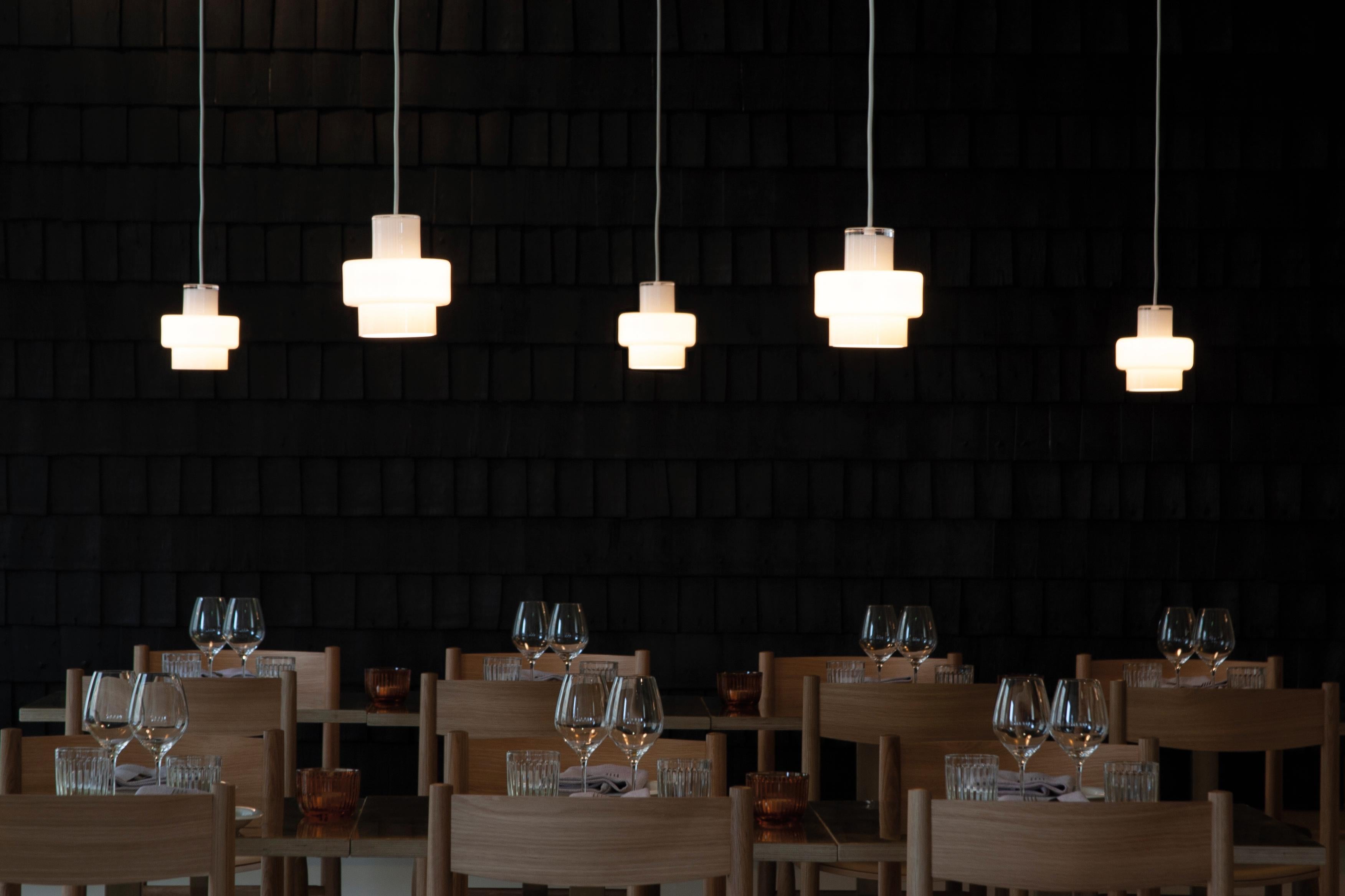 'Multi L' Glass Pendant in Black by Jokinen and Konu for Innolux 8
